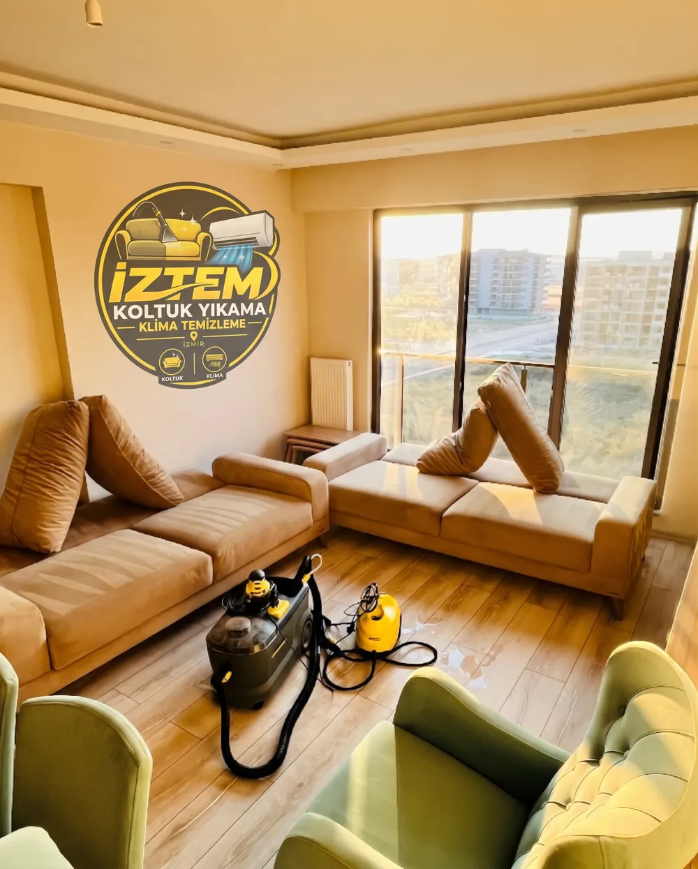 Salon koltukları yıkama, İzmir