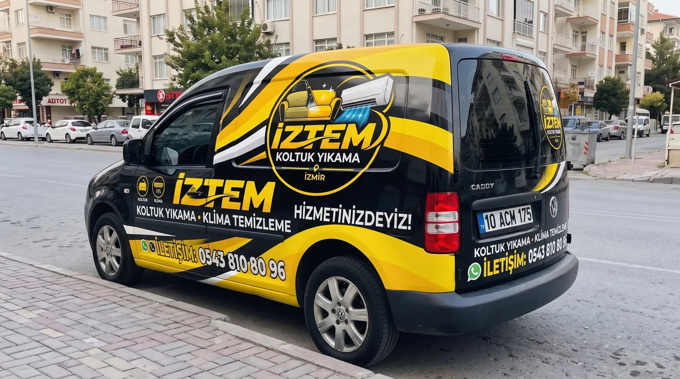 İZTEM aracı, İzmir Çiğli ev, ofis ve iş yeri temizliği hizmeti